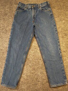 Carhartt Flannel‑Lined Jeans | Men’s 36x32 | Blue Denim